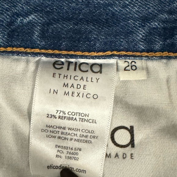 LIKE NEW Etica Sasha Modern Flare Jeans, Size 26 - Picture 8 of 12